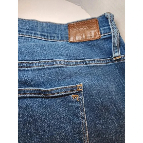 Madewell Medium Wash Road Tripper Skinny Jeans Size 37P Blue - Picture 4 of 9